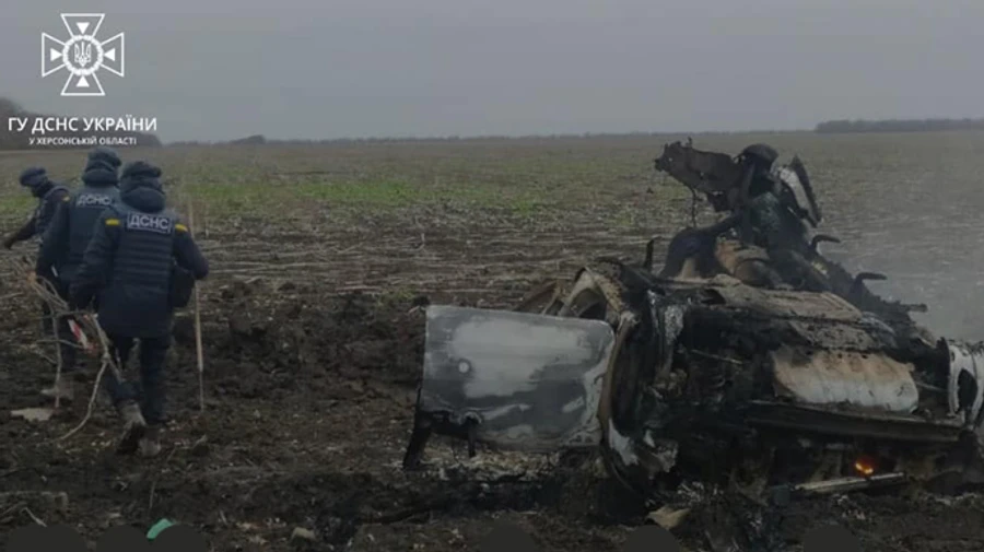 На Херсонщине машина подорвалась на мине: погиб мужчина 