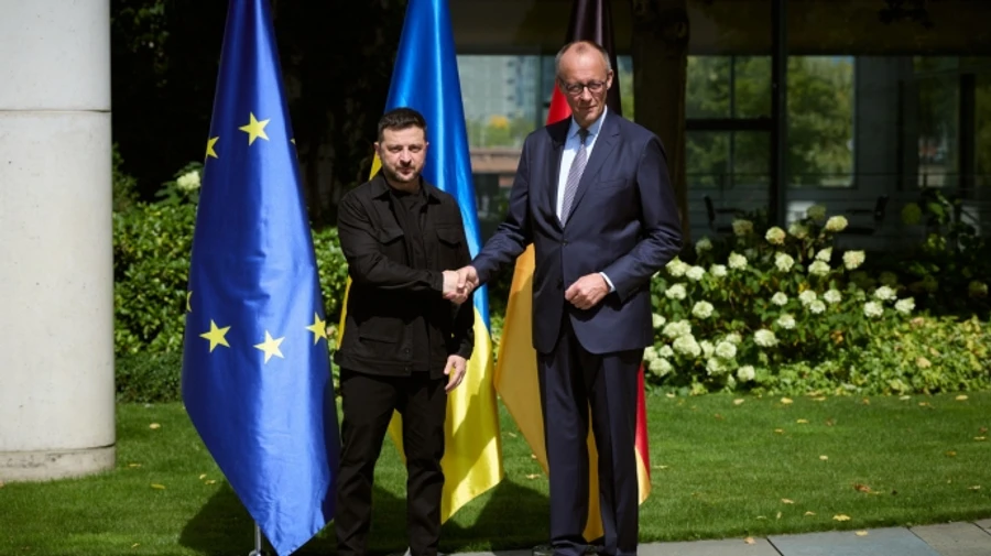 Zelenskyy and Germany's Merz discuss strengthening Ukraine's air defence in Berlin