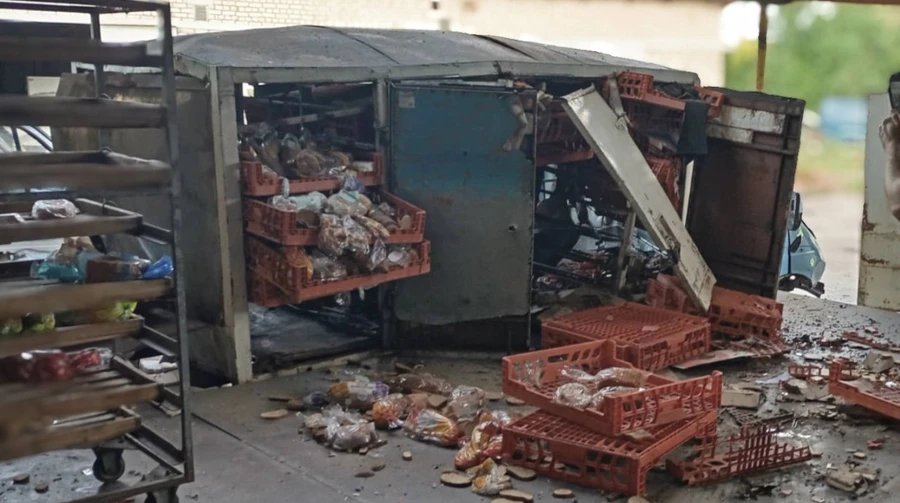 Russians hit bakery in Sumy Oblast and industrial facility in Poltava Oblast – photos
