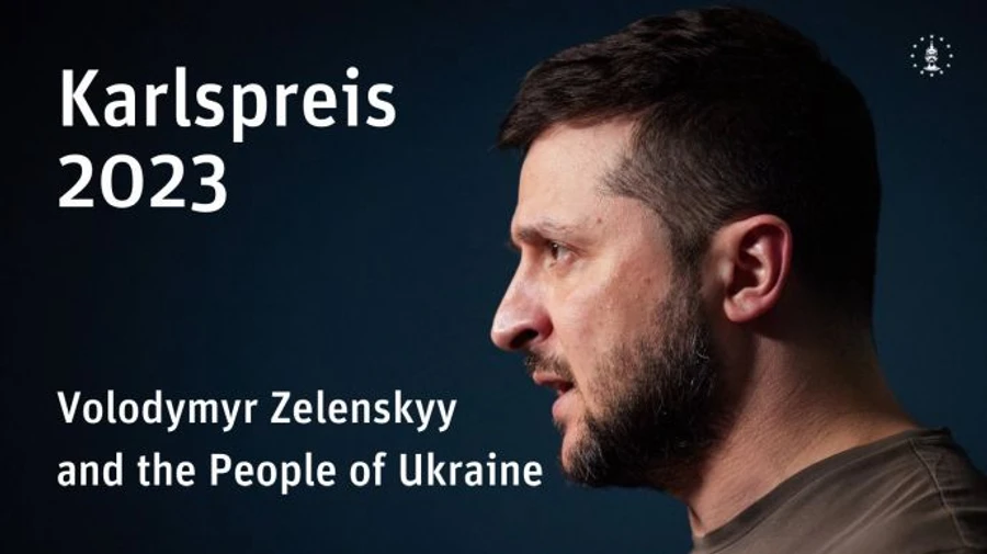People of Ukraine and Zelenskyy awarded Charlemagne Prize