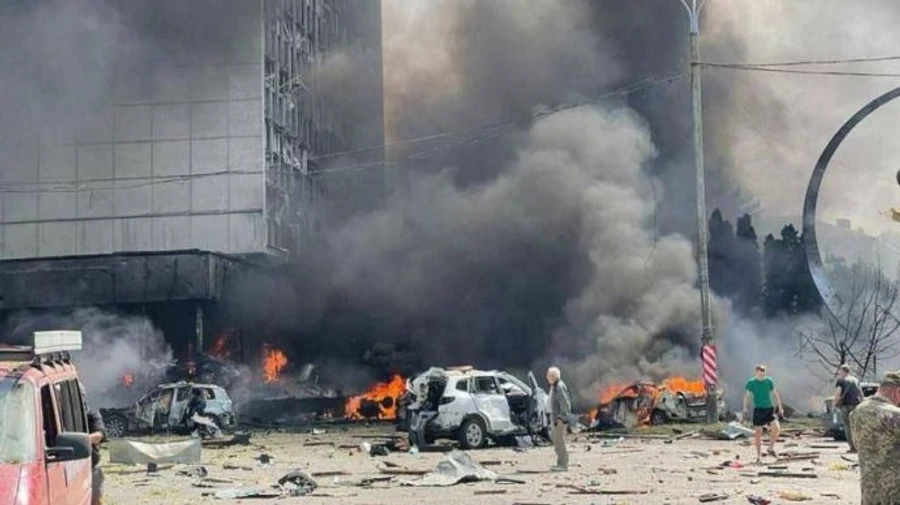 Russians hit the centre of Vinnytsia with rockets, there are fatalities and casualties