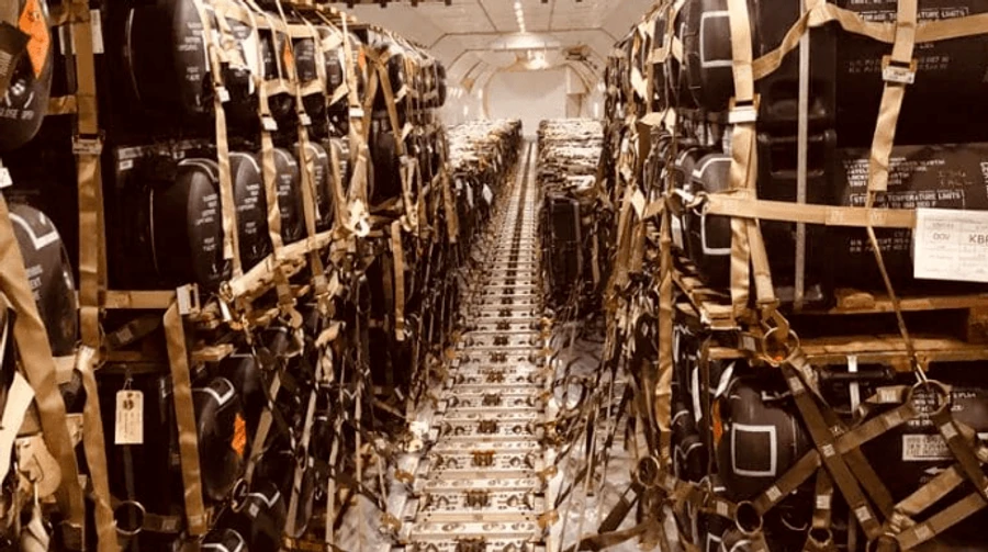 В Украину прибыли 130 тонн военной помощи от США