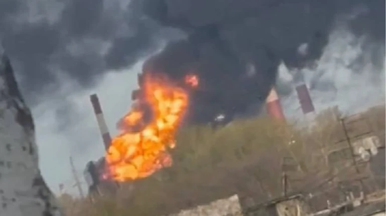 У Самарській області РФ безпілотники атакували Новокуйбишевський НПЗ