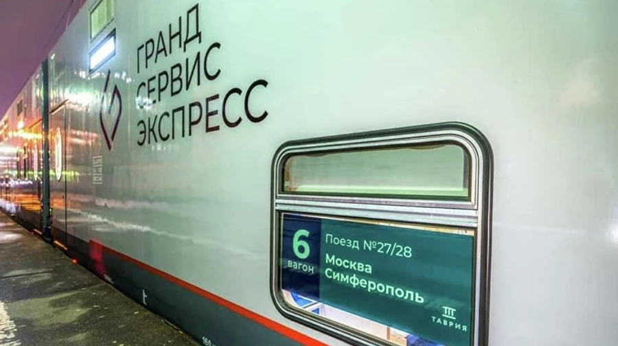 Train services in Crimea halted after strikes on infrastructure