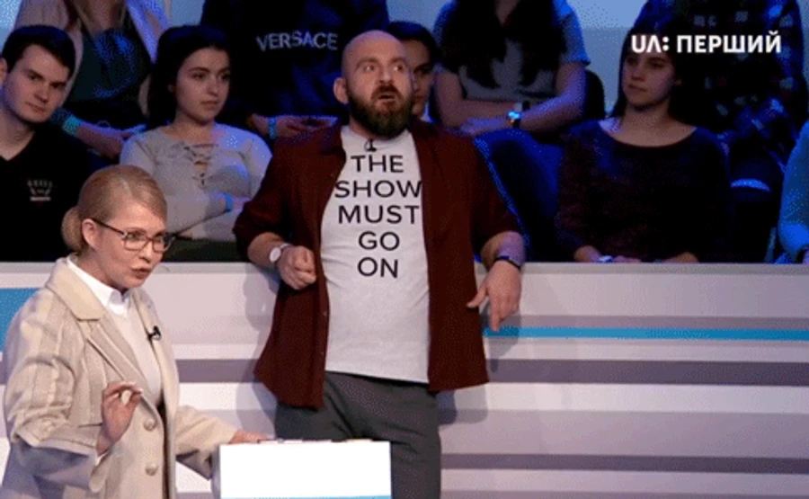 Тимошенко прийшла на дебати і відразу вийшла: Нема кого дебати