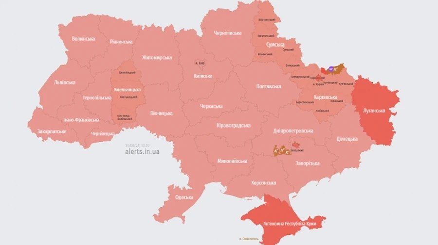 По всей Украине звучала тревога из-за взлета носителя Кинжала