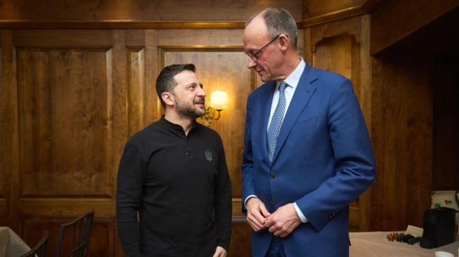 Зеленський обговорив із Мерцом підтримку України