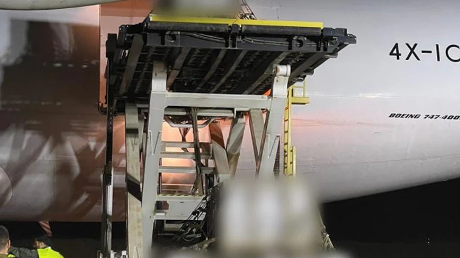 First batch of military aid from US arrives in Israel