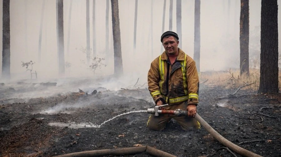 Рятувальники приборкали основні осередки лісових пожеж на Луганщині