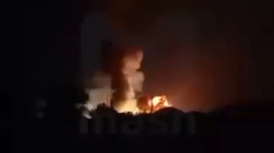 Drones of Ukraine's Defence Intelligence strike concealed UAV production site in Russia