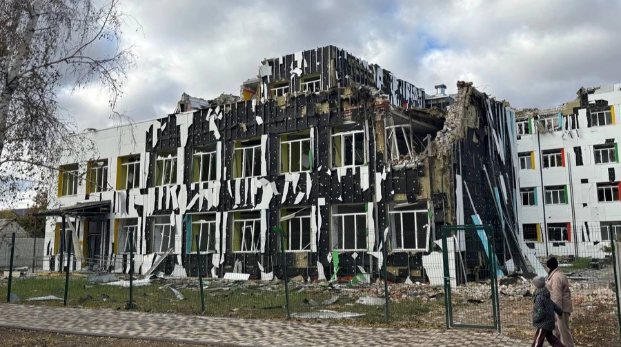 Russians destroy school near Kharkiv recently repaired for almost US$4.8m