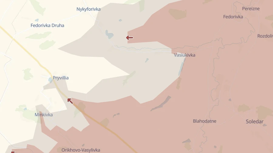 Russian advance recorded in Donetsk Oblast