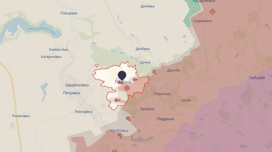 Ukraine's defence forces comment on difficult battles in Toretsk