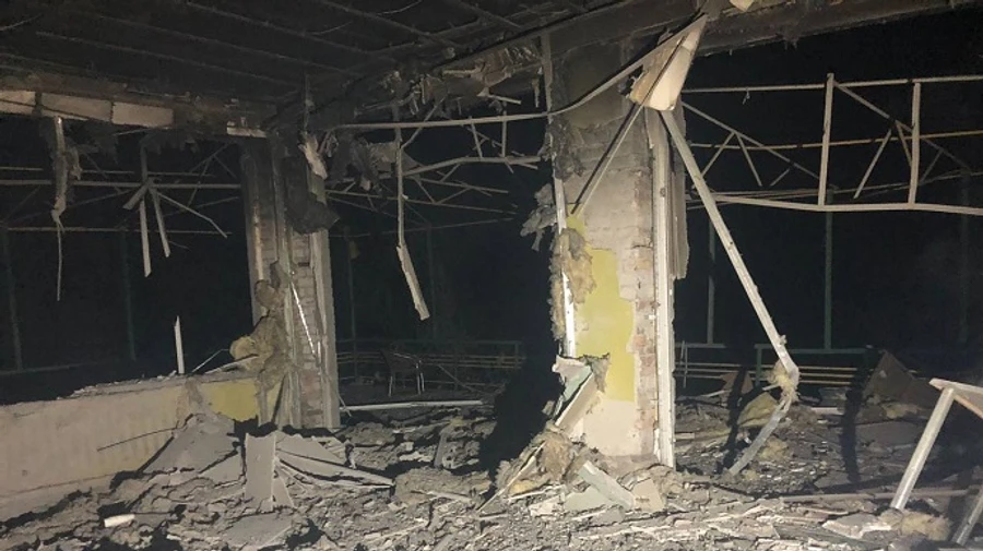 Ворог гатив по Нiкополю з важкої артилерії, пошкоджені будинки і готель