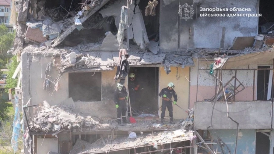 Number of injured in Russian aerial bomb strike on Zaporizhzhia rises to 38