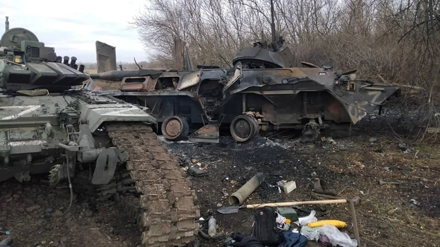 Ukrainian Armed Forces destroy 17 units of Russian equipment and an ammunition depot in Donbas