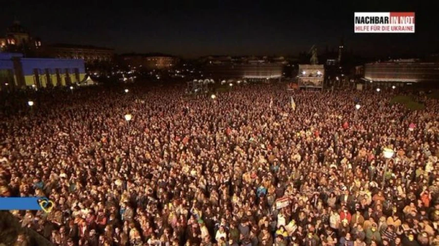 У Відні понад 100 тисяч людей зібралися на концерт на підтримку України