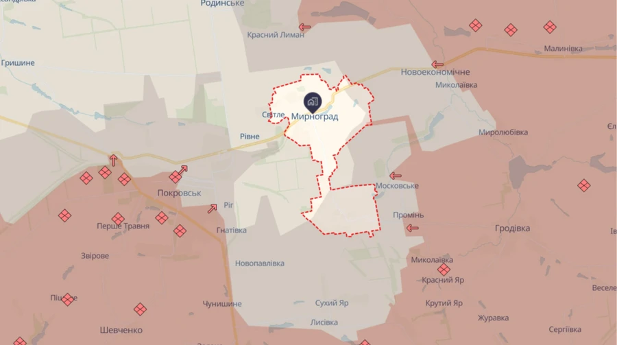 ДШВ: Росіяни намагаються оточити Мирноград
