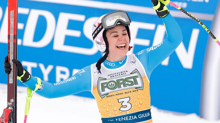 Італійка Делаго здобула першу перемогу на Кубку світу з гірських лиж
