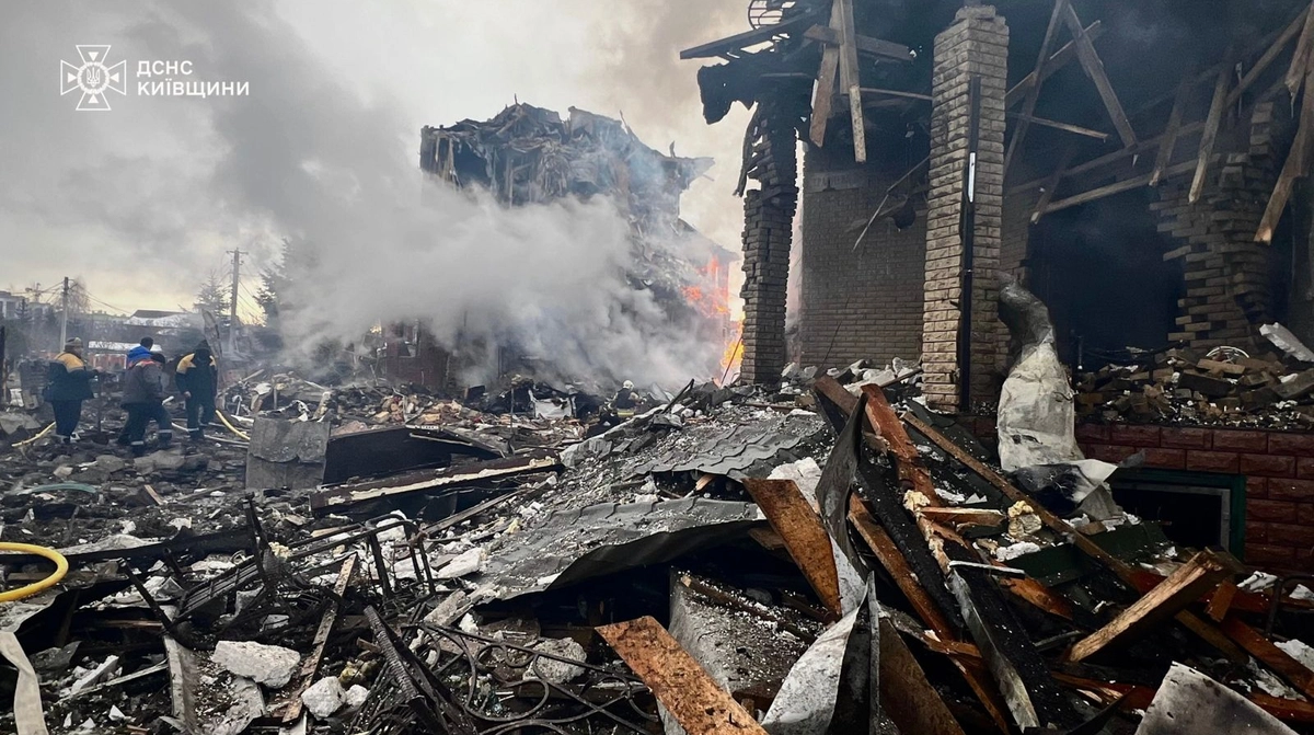 Russian attack on Kyiv Oblast: number injured rises to 15, including 4 children