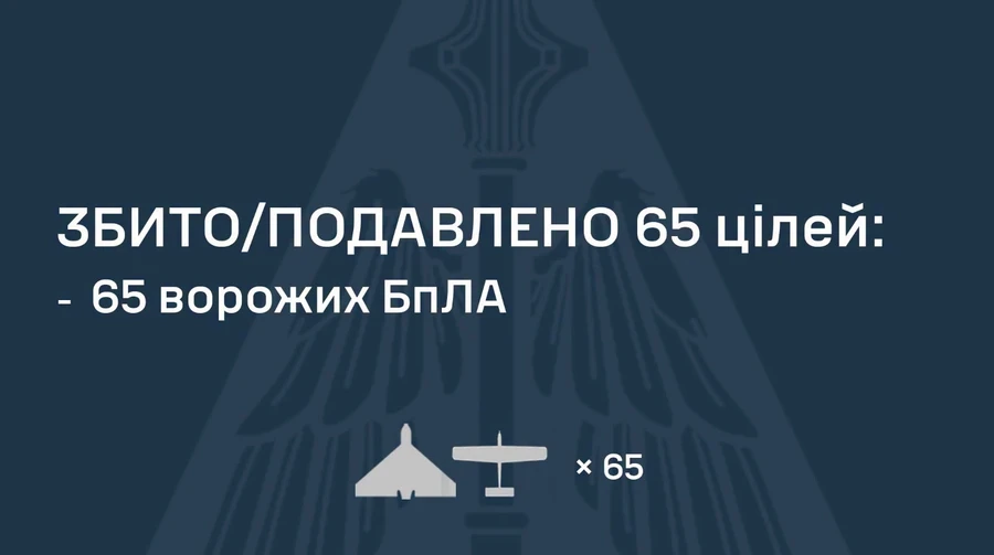 Russia attacks Ukraine with 80 drones: Air Force reports results of overnight air defence operation