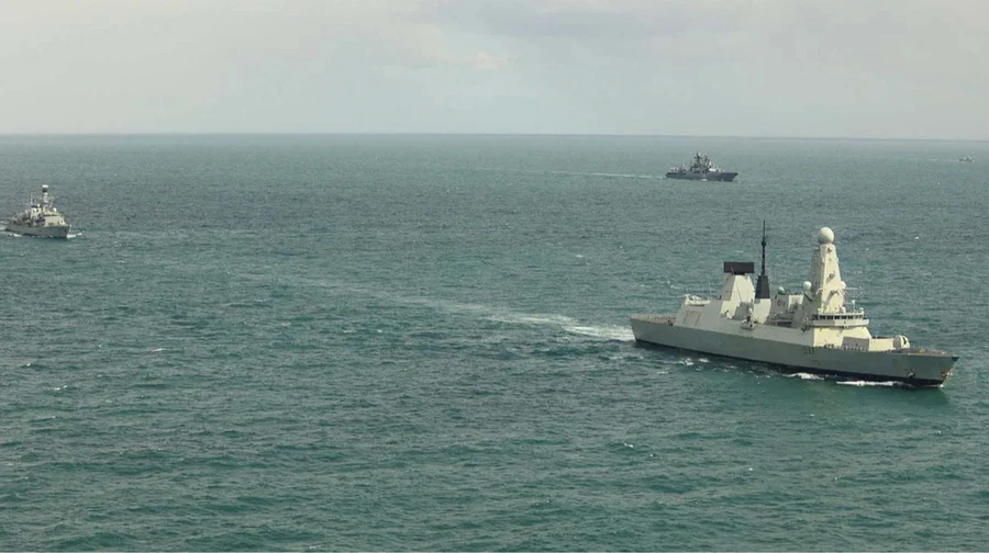 Royal Navy tracked Russian vessels off UK coast for three days