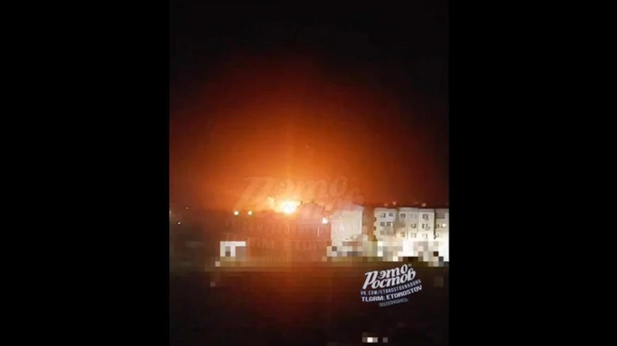 Ukrainian drones attack military airfield in Russia’s Rostov Oblast en masse – video