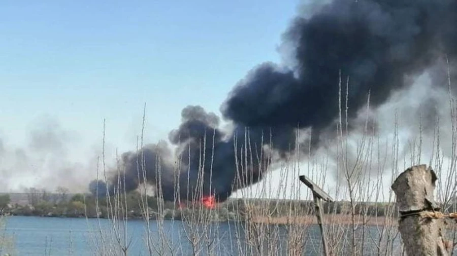 Під Херсоном горять плавні