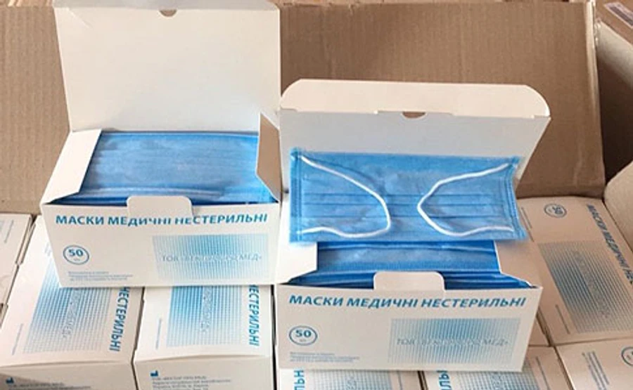 В Херсоне арестовали 21 тысячу масок, которые хотели вывезти в Израиль