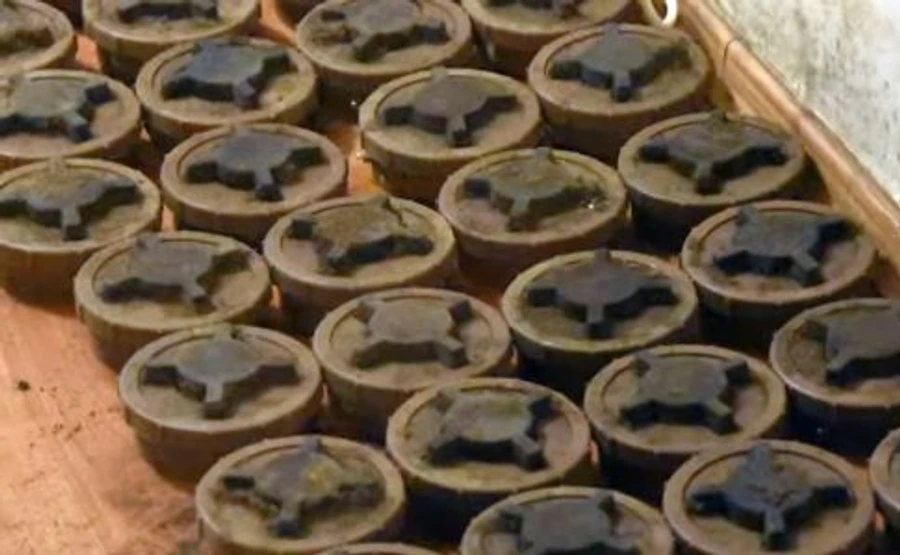 Під Мар'їнкою знешкодили понад 40 мін із іноземним маркуванням