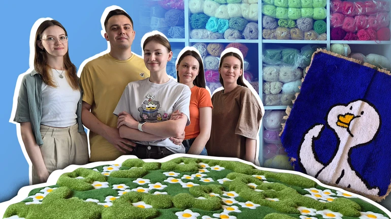 Черги на місяці та кілометри пряжі: як у Вінниці роблять килими за десятки тисяч гривень