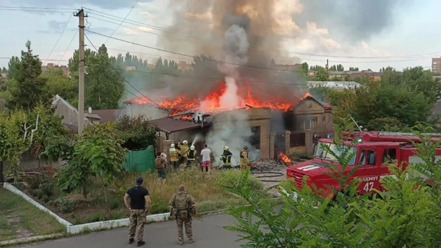 Россияне обстреляли Бахмут: 3 погибших и 3 раненых