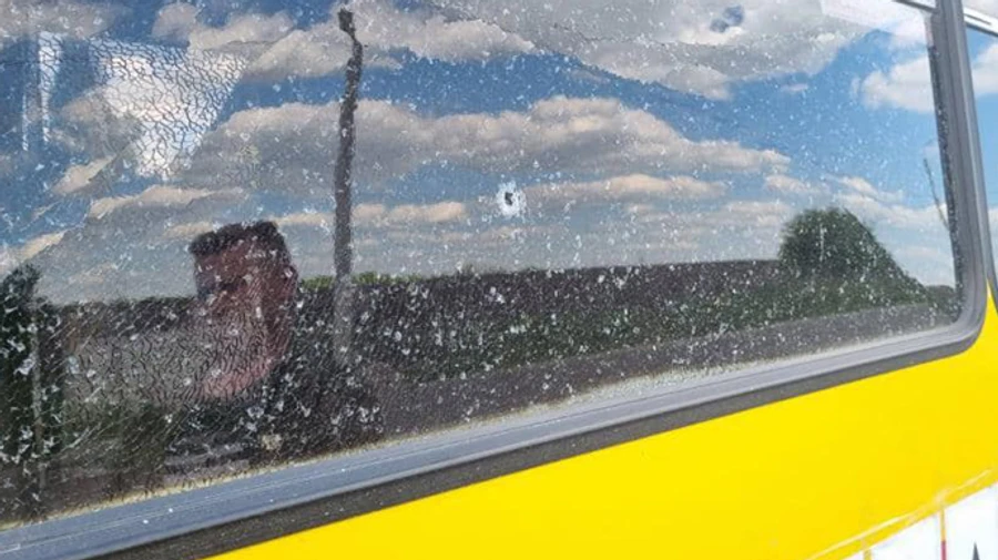 Russian troops shell evacuation bus in Luhansk Oblast