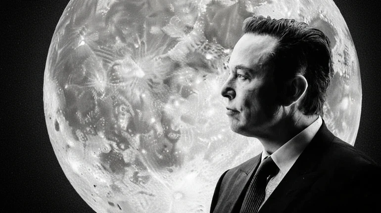 Маск хоче будувати на Місяці фабрику ШІ-супутників з катапультою для запуску у космос – NYT