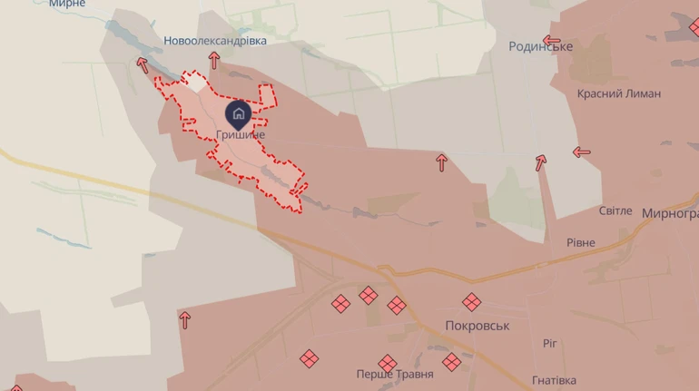 Росіяни облаштували точки зльоту в Покровську та створили кілзону перед Гришиним – УП
