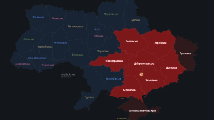 Russians fire missiles near Dnipro