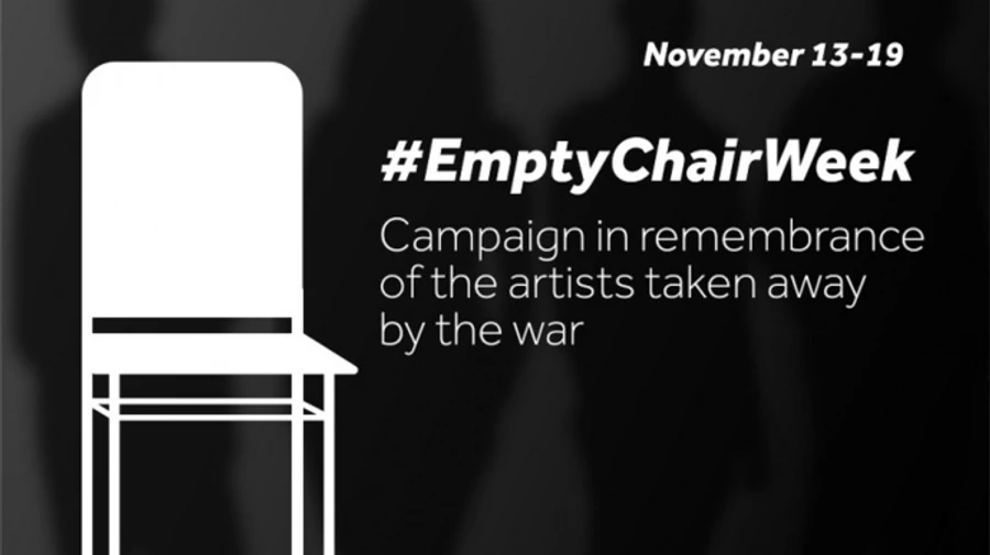 #EmptyChairWeek: Campaign to commemorate artists killed in war commences in Ukraine