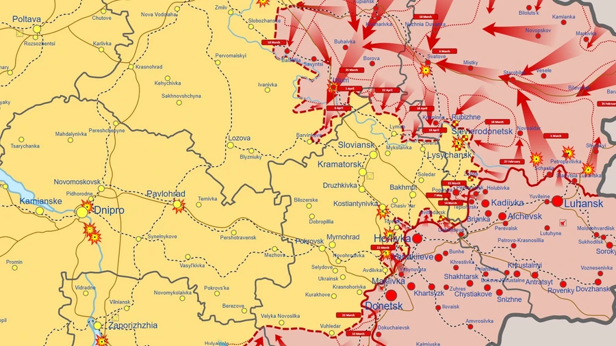 Russians prepare to resume offensive on Sloviansk - General Staff Summary