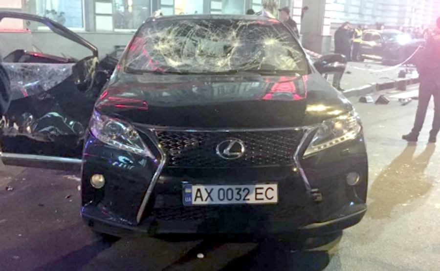 Опубликовано первое видео смертельного наезда на людей в Харькове