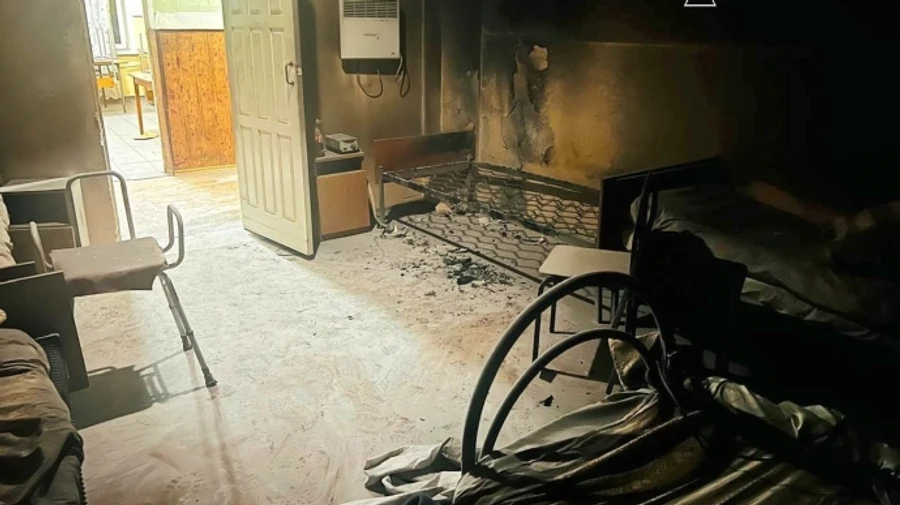 В результате пожара в психоневрологическом интернате на Харьковщине пострадали 6 человек – ГСЧС