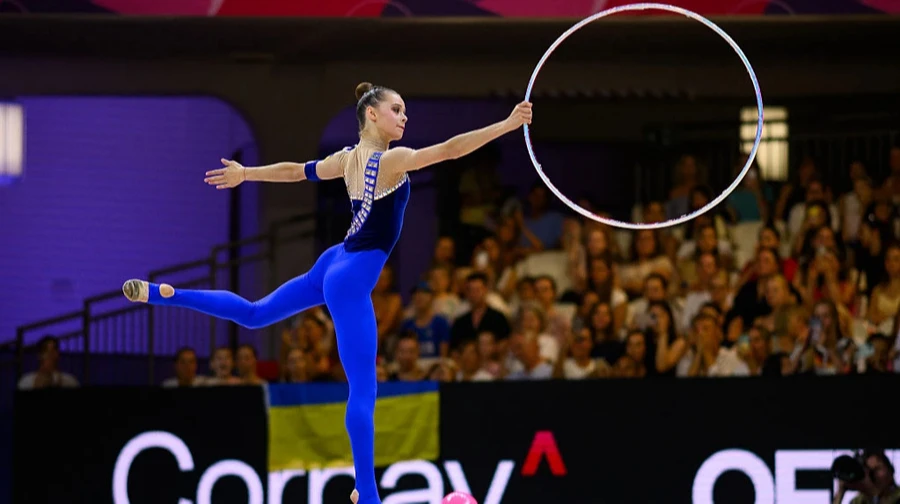 First in 13 years: Ukraine's Onofriichuk crowned world champion in rhythmic gymnastics