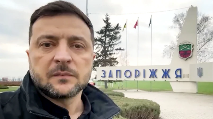 Zelenskyi promised to give more resources to defenders for the defense of Zaporizhzhia region