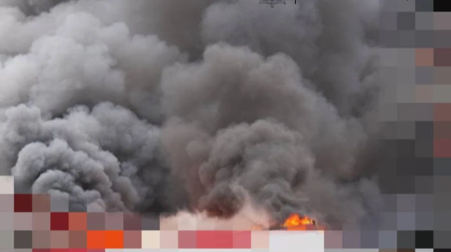 Russian forces strike another industrial facility in Zaporizhzhia