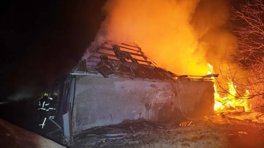 Russian Shahed UAV hits house in Chernihiv Oblast – photo