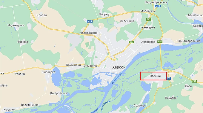 Russian ammunition storage point detonates in Oleshky, Kherson Oblast – Mayor