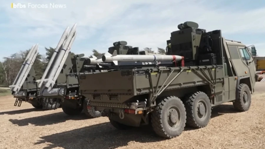 Ukrainian Air Force video shows British Raven system downing Russian targets – video