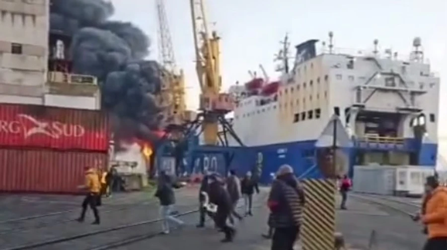 Odessa was attacked with ballistics: the ship is on fire - mass media