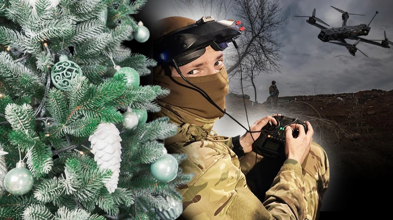 Санта мілітарний. Що ховає у тактичному мішку 31-річний командир екіпажу FPV, снайпер і пірат із різдвяним позивним