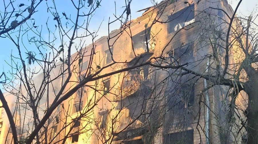 Cultural manager Iryna Plekhova and director Oleh Chornyi lose their Kyiv apartment in Russian attack