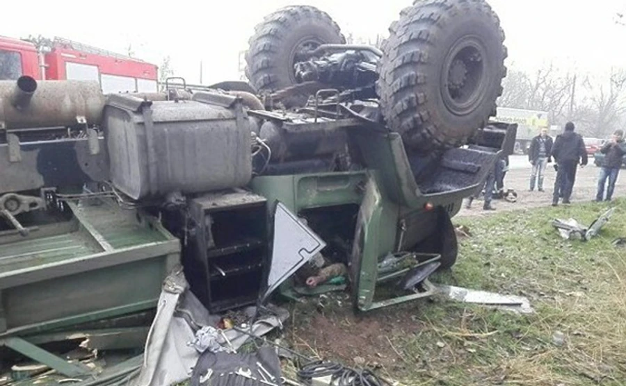 В Запорожье произошла ДТП с участием военных, есть жертвы 